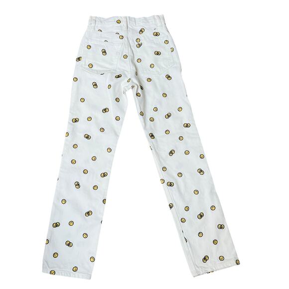 NEW Reformation Mixed Emotions High Rise Straight Jeans Size 23 Cotton 100% - Picture 7 of 13